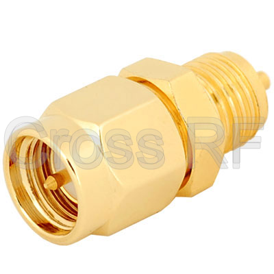 (image for) SMA Bulkhead Plug Receptacle