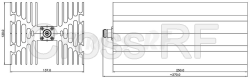 (image for) N 250 watt Female termination; DC to 3GHz