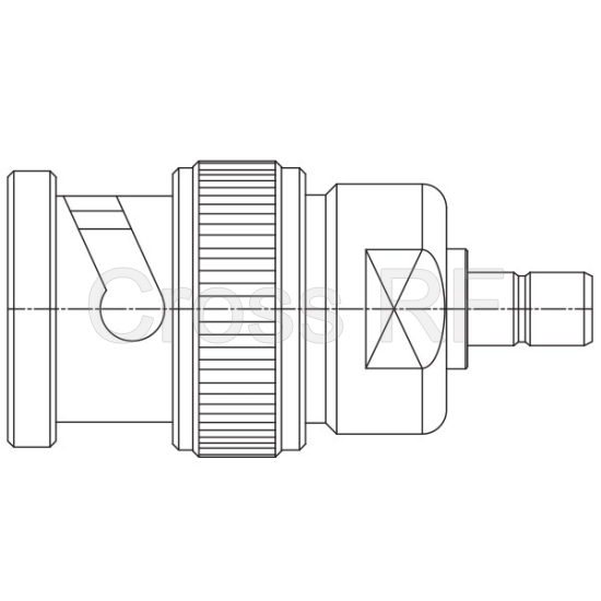 (image for) BNC Male to SMB Male Adapter