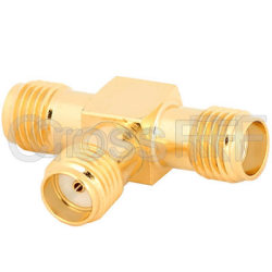 (image for) SMA Female-Female-Female T Adapter