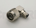 (image for) N Right Angle Male for RG214 Crimp