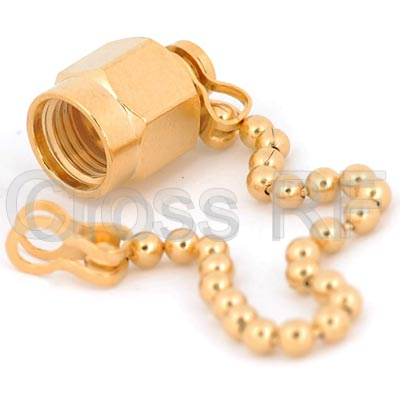 (image for) SMA Male Dust Cap with Ball Chain