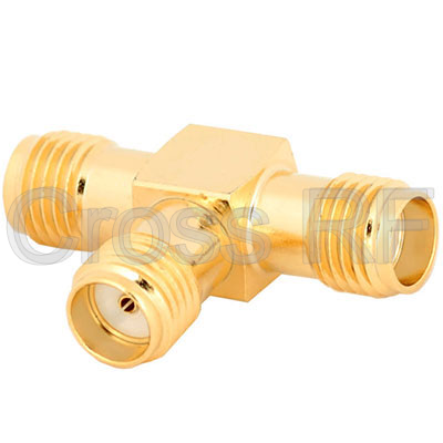 (image for) SMA Female-Female-Female T Adapter